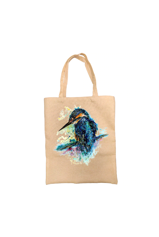 Kingfisher Tote Bag, Kingfisher Bag, Personalised Tote Bag